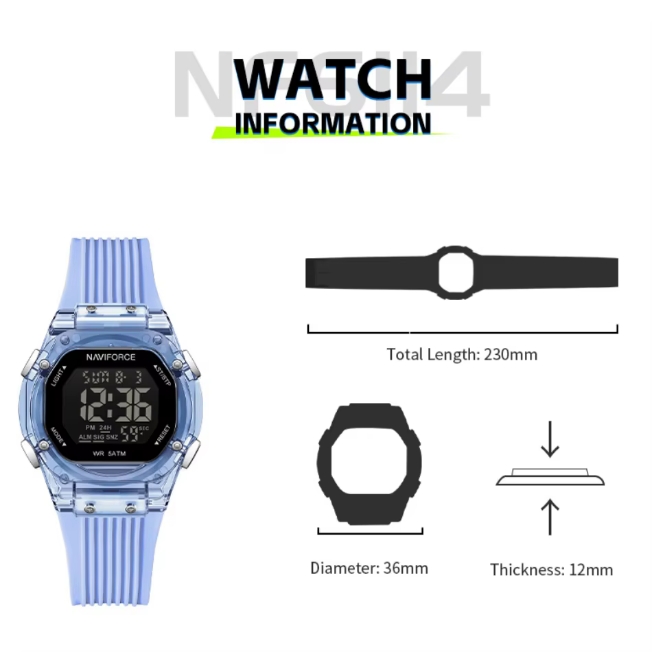 Montre sport multifonction pour femme NAVIFORCE