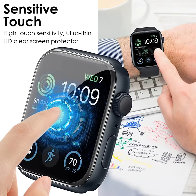 Protecteur d'écran entièrement incurvé pour Apple Watch Ultra 3 49MM