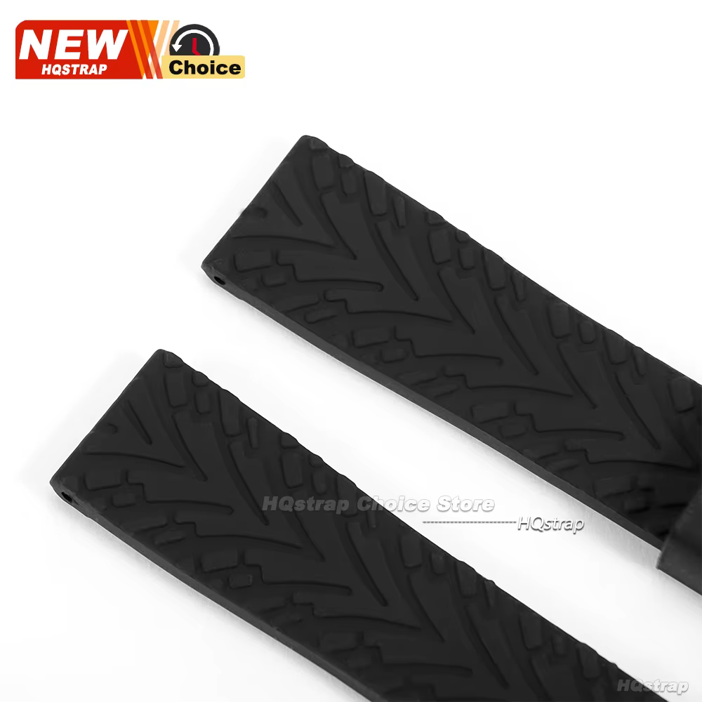 Grand bracelet de montre en Silicone 18mm 20mm 22mm 24mm longueur étendue sport