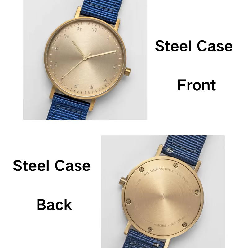 Montre à quartz avec mouvement