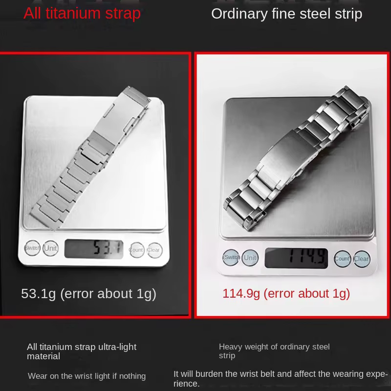 PRG 340 bracelet de montre en titane de haute qualité pour Casio Protrek 3513 PRG-340T/B/L/SC