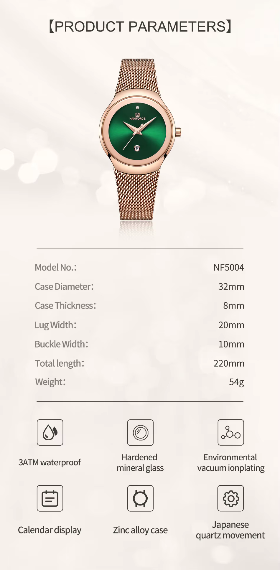 Montres pour femmes NAVIFORCE