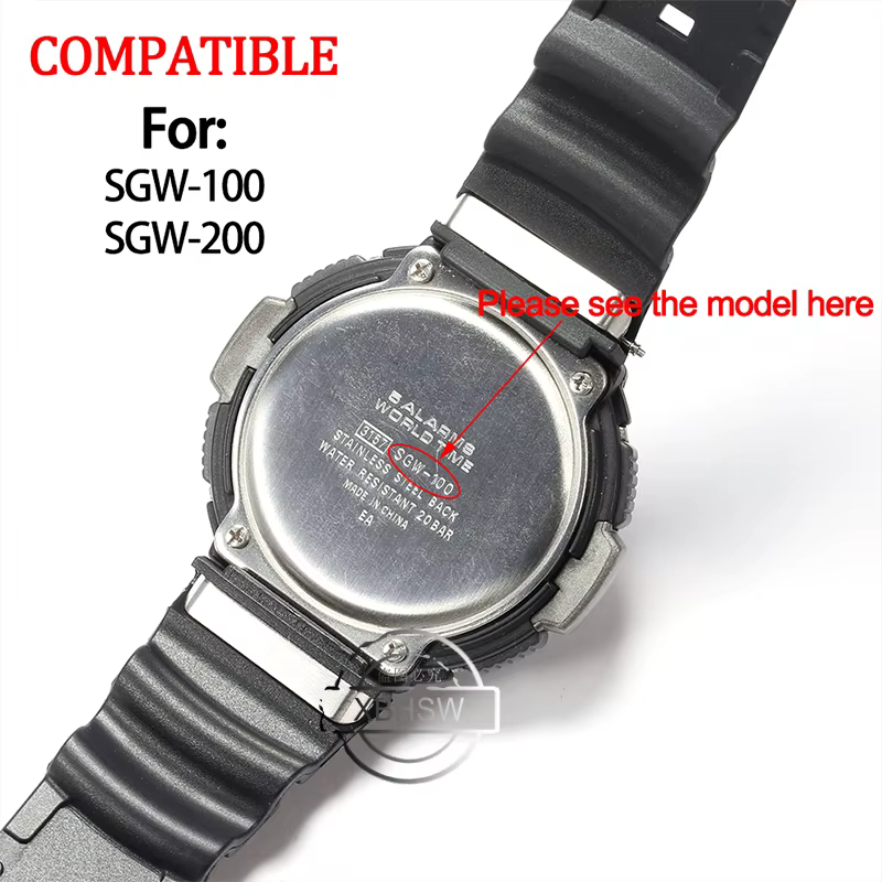 Accessoires de bracelet de montre pour mol SGW-100