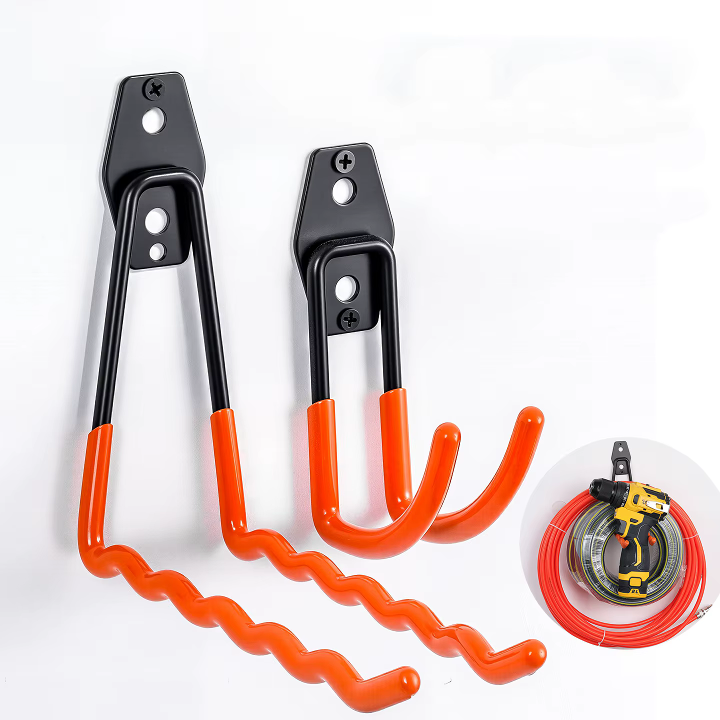 Crochets utilitaires de stockage de Garage, organisateur d'outils de jardin de Garage, crochets muraux utilitaires suspendus, organisateur de stockage d'outils robuste