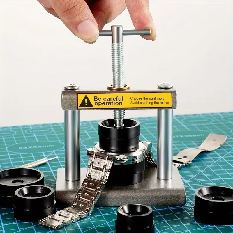 Ensemble de Machine de capsulage en métal pour montre