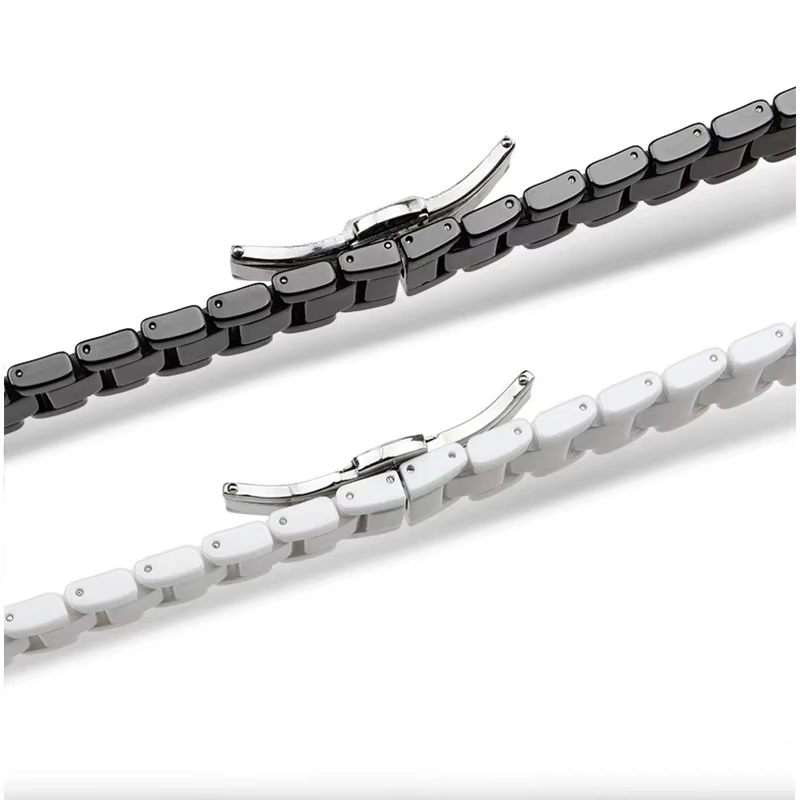 Bracelet de montre universel en céramique pour hommes et femmes