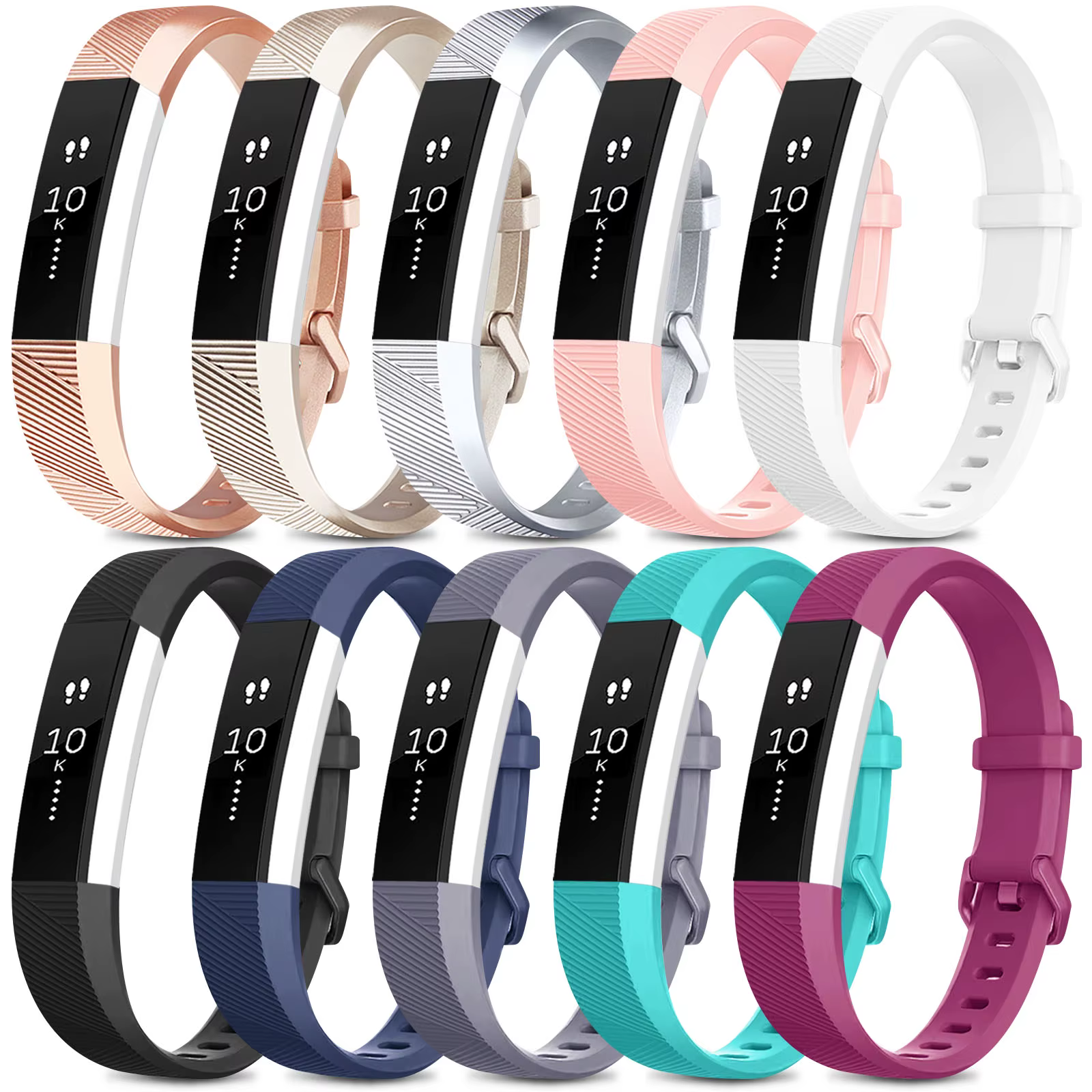 Bracelet en Silicone pour Fitbit Alta HR