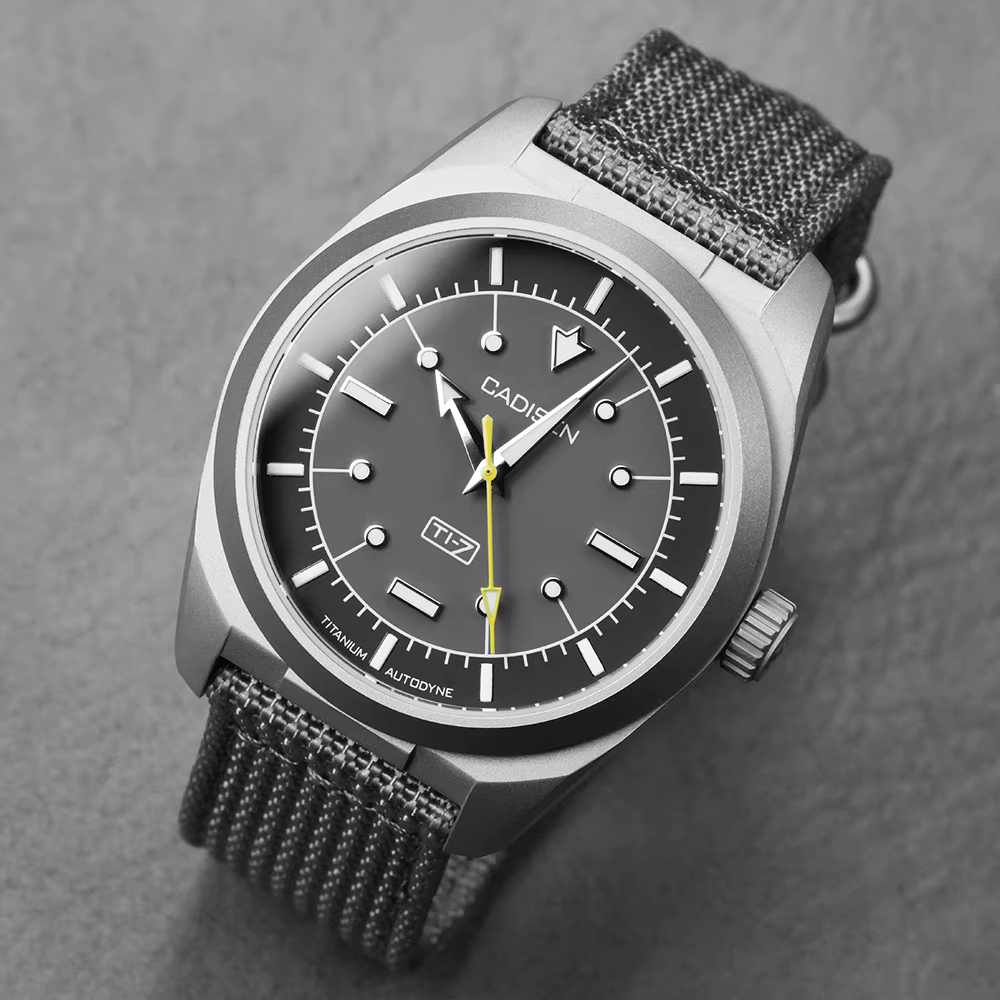 CADISEN TI-7 Autodyne 2026 NOUVEAU Montre mécanique automatique en titane pour homme
