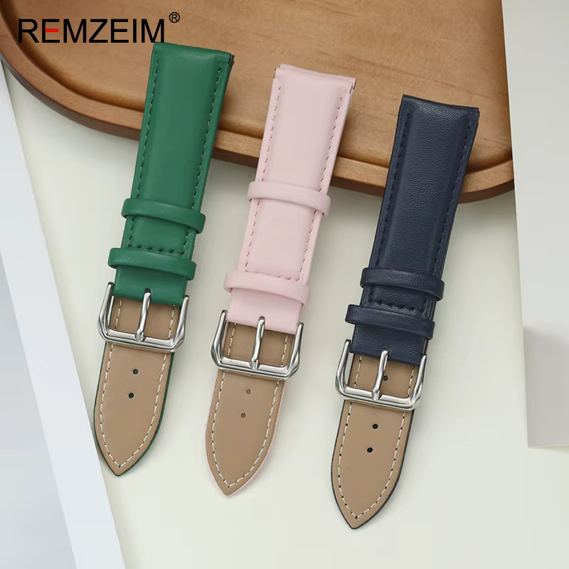 Bracelets de montre décontractés en cuir PU pour femmes