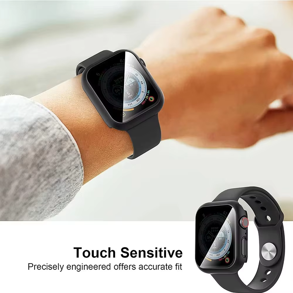 Verre de confidentialité + étui pour Apple Watch 10