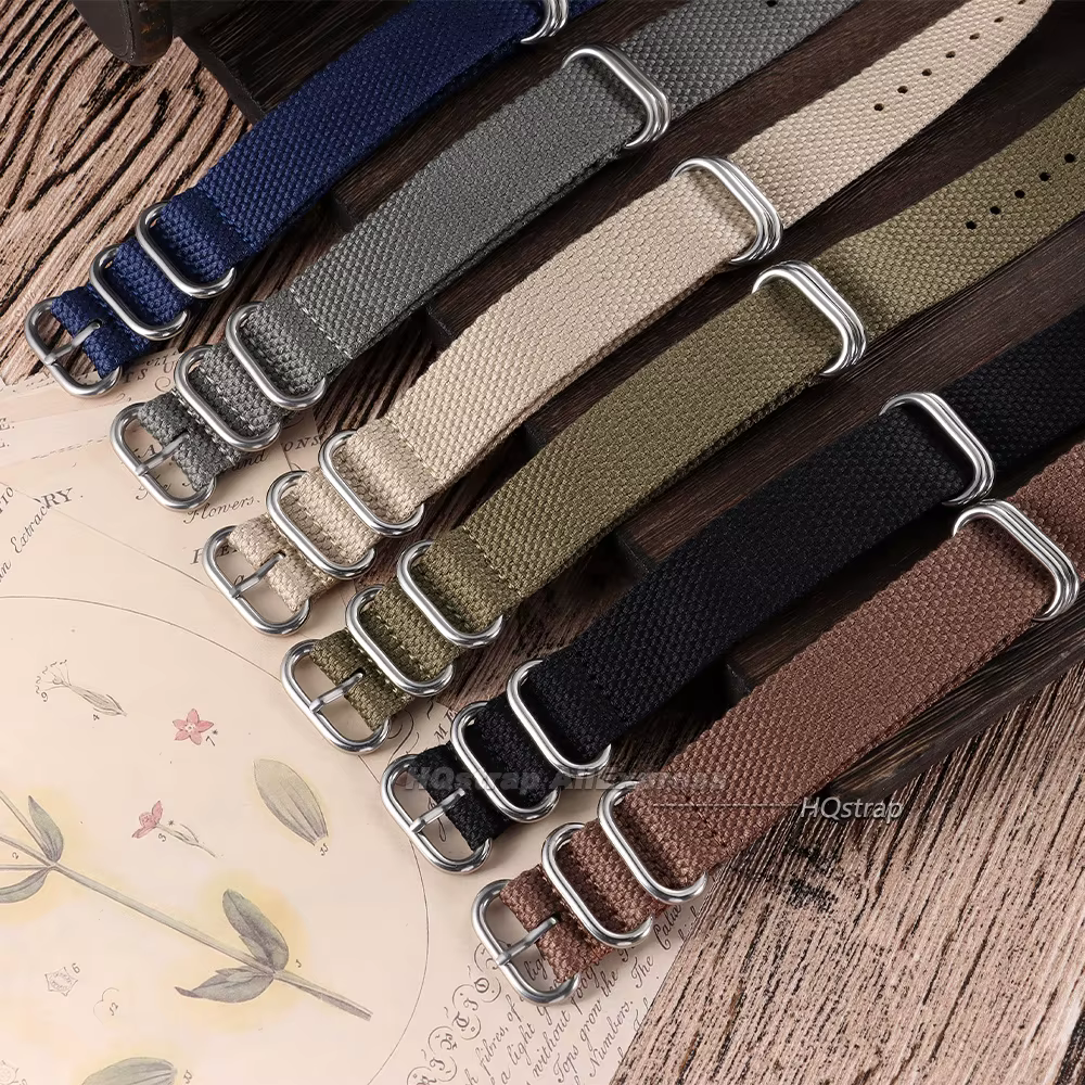 Bracelet de montre en tissu Nylon tissé