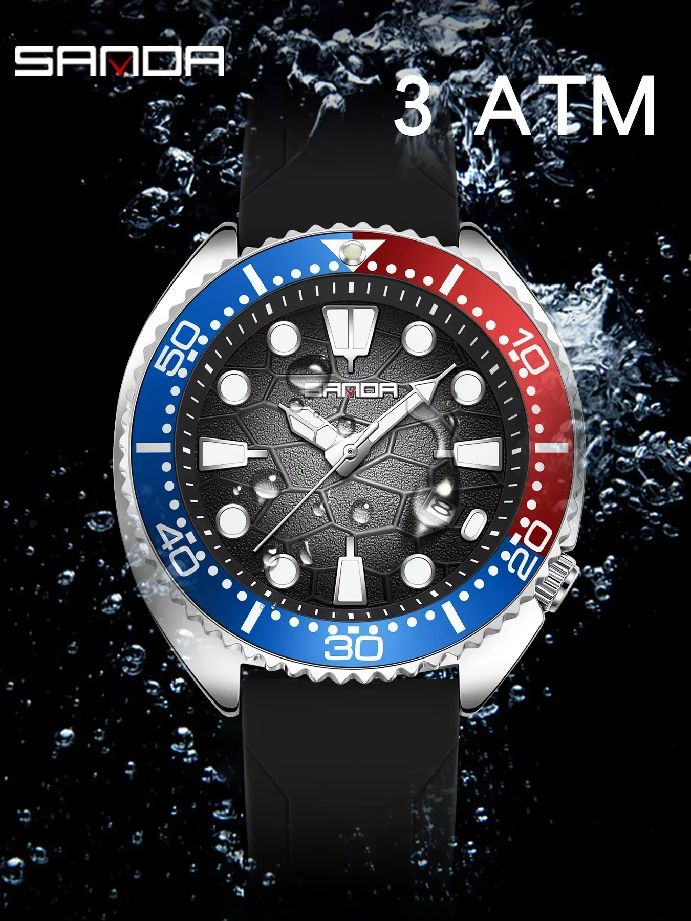 SANDA – montre à Quartz de luxe pour hommes