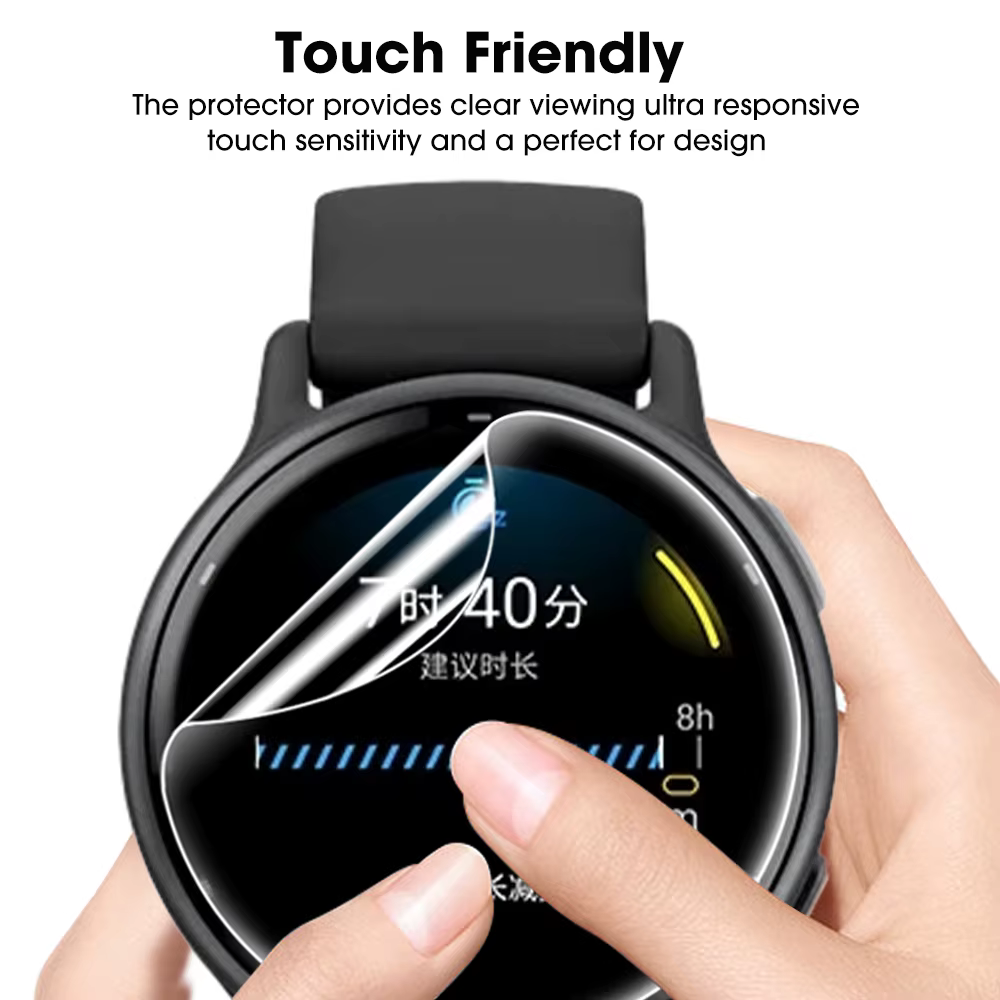 Film de protection complet souple et transparent pour montre de sport Garmin Vivoactive 5