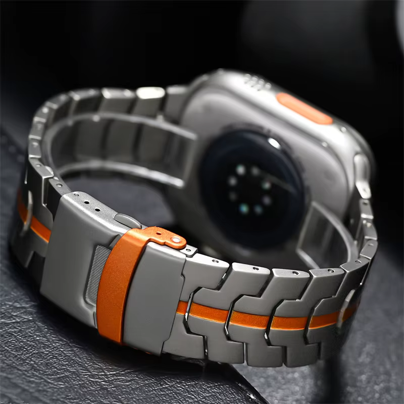 Bracelet couleur titane Ultra 3 2 pour Apple Watch 49mm 46mm 45mm 44mm 42mm