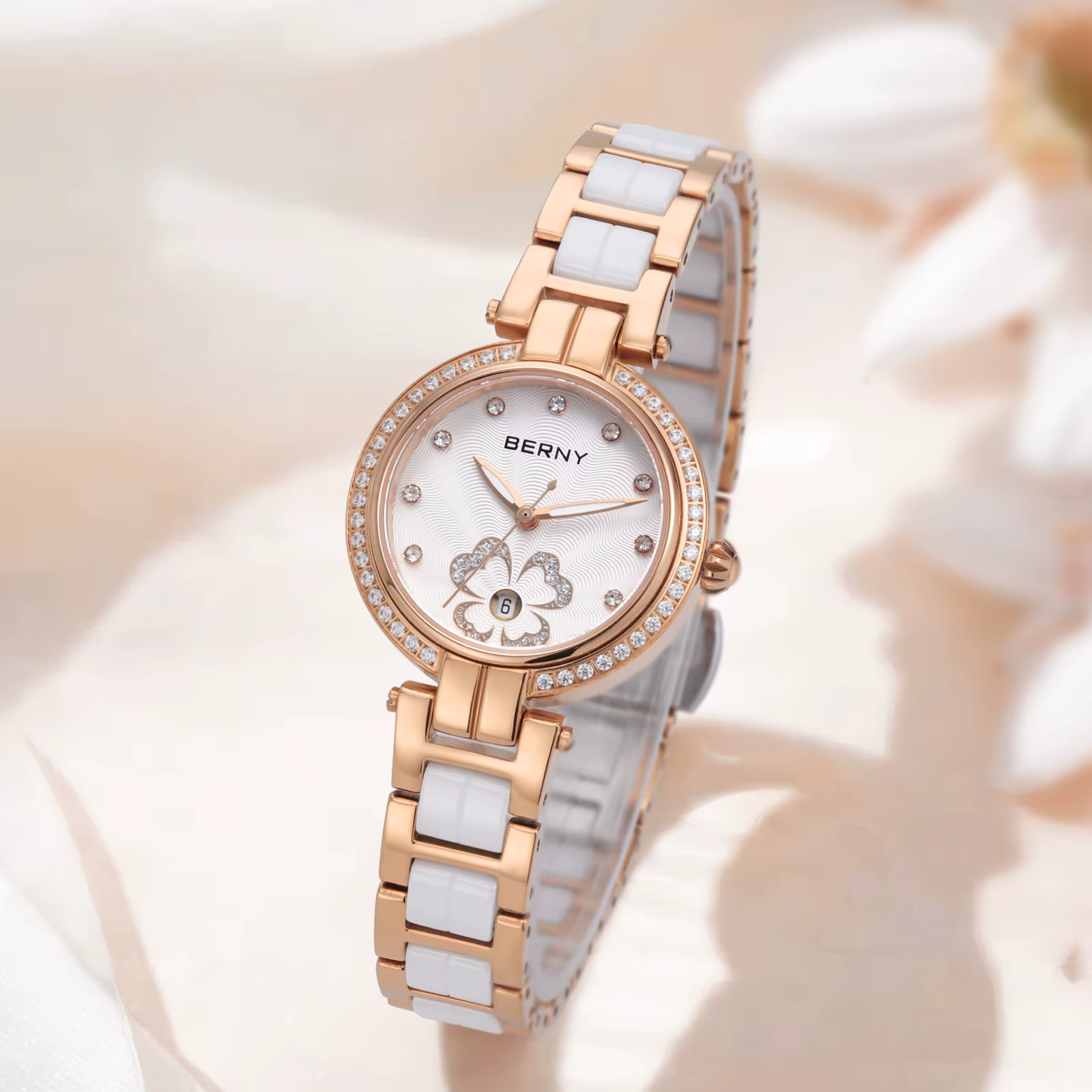 BERNY – montre-bracelet de luxe en céramique pour femmes
