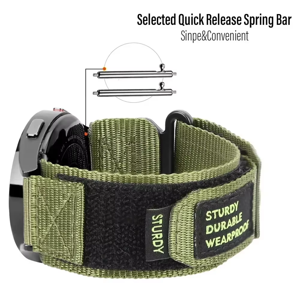 Bracelet en Nylon Camouflage 22mm 20mm