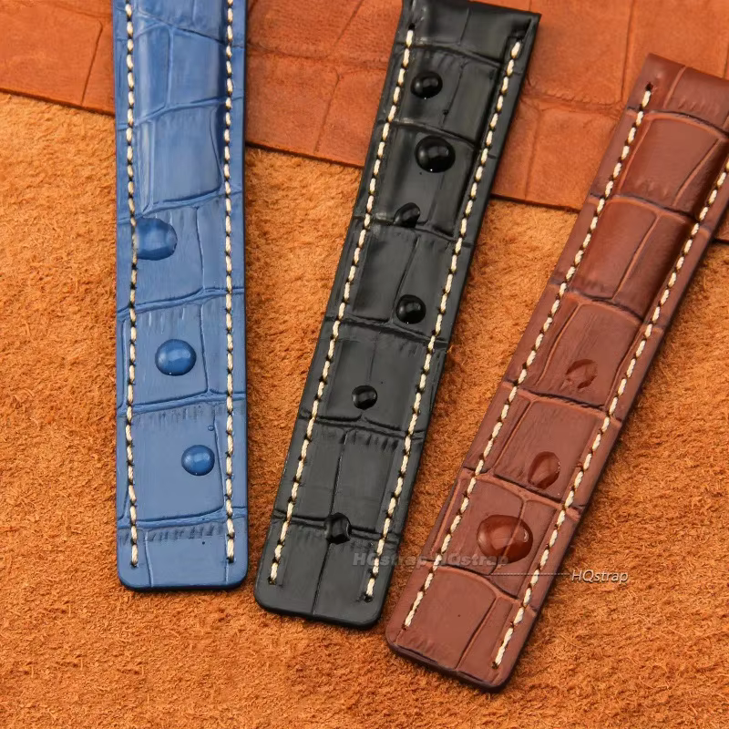 Bracelet de montre en cuir de vache véritable