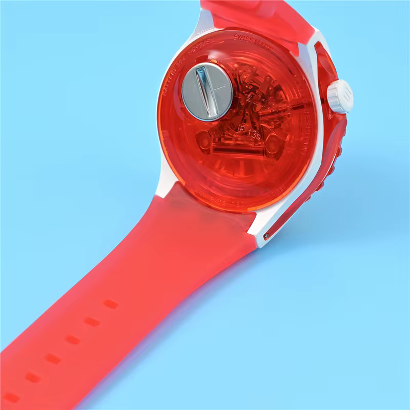 Bracelet de montre en Silicone liquide pour Swatch Scubaqua Series
