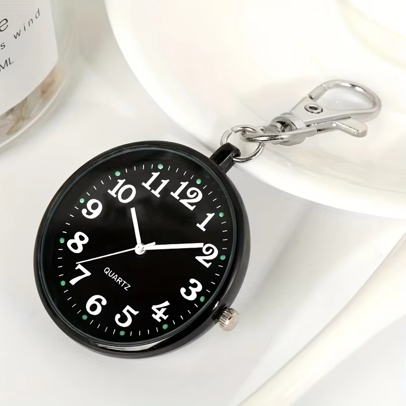 Nouvelle petite montre de poche à Quartz mignonne avec porte-clés