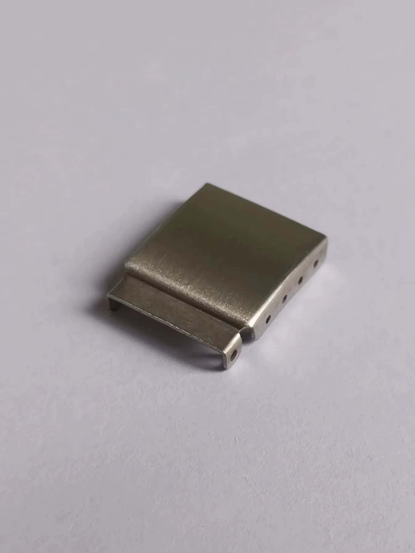 Extension de bracelet de montre couleur argent avec fermoir à maillons de 12 mm à 24 mm pour boucle