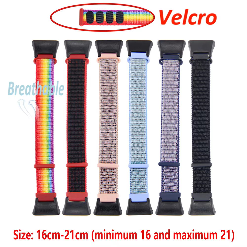 Bracelet en nylon tressé pour Huawei Band 7 6