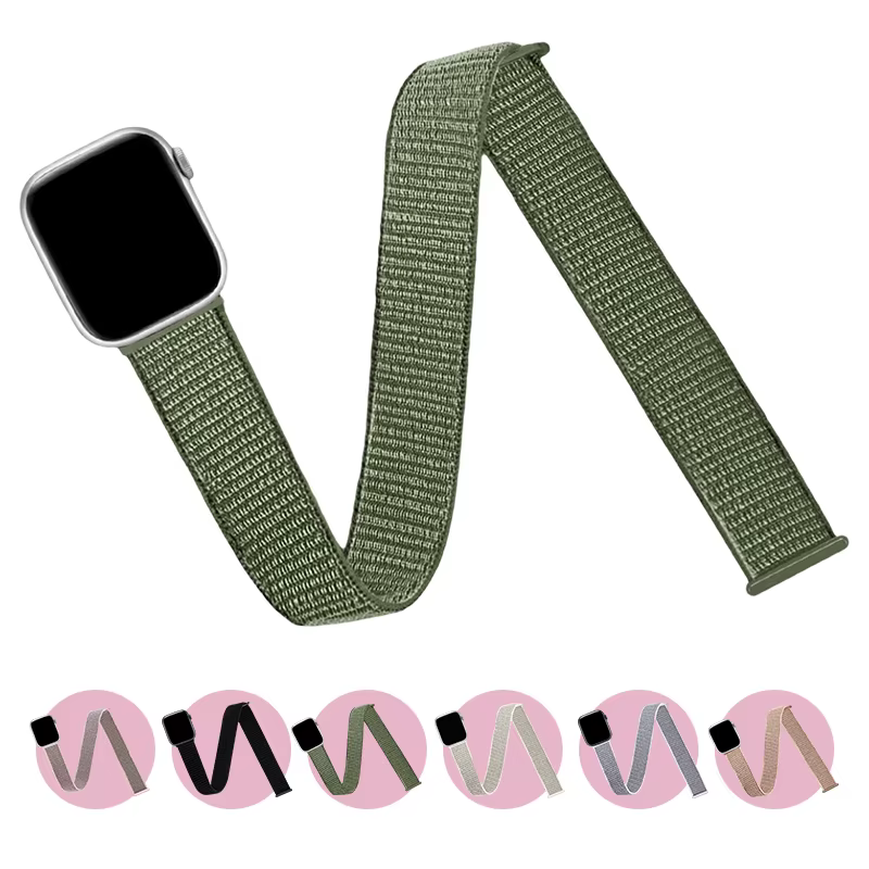 Bracelet Sport Bras/Chelville pour Apple Watch 38-49mm - Sangle Respirante Élastique | Compatible Séries 1-10/SE/Ultra 2 (Fitness/Course) - Livraison 24h