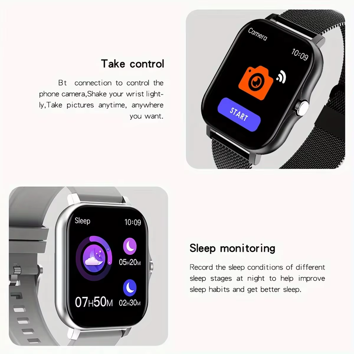 Nouvelle montre connectée multifonctionnelle 2026 pour hommes et femmes