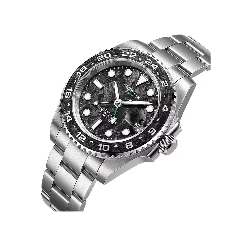 Montres TIME TOKEN GMT en fibre de carbone