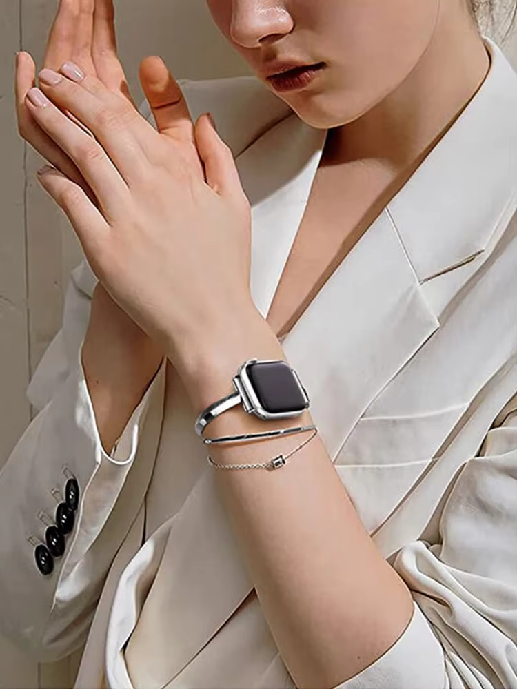 Bracelet de montre de luxe pour Apple Watch série 10 9 8 7 6 Se 5 4