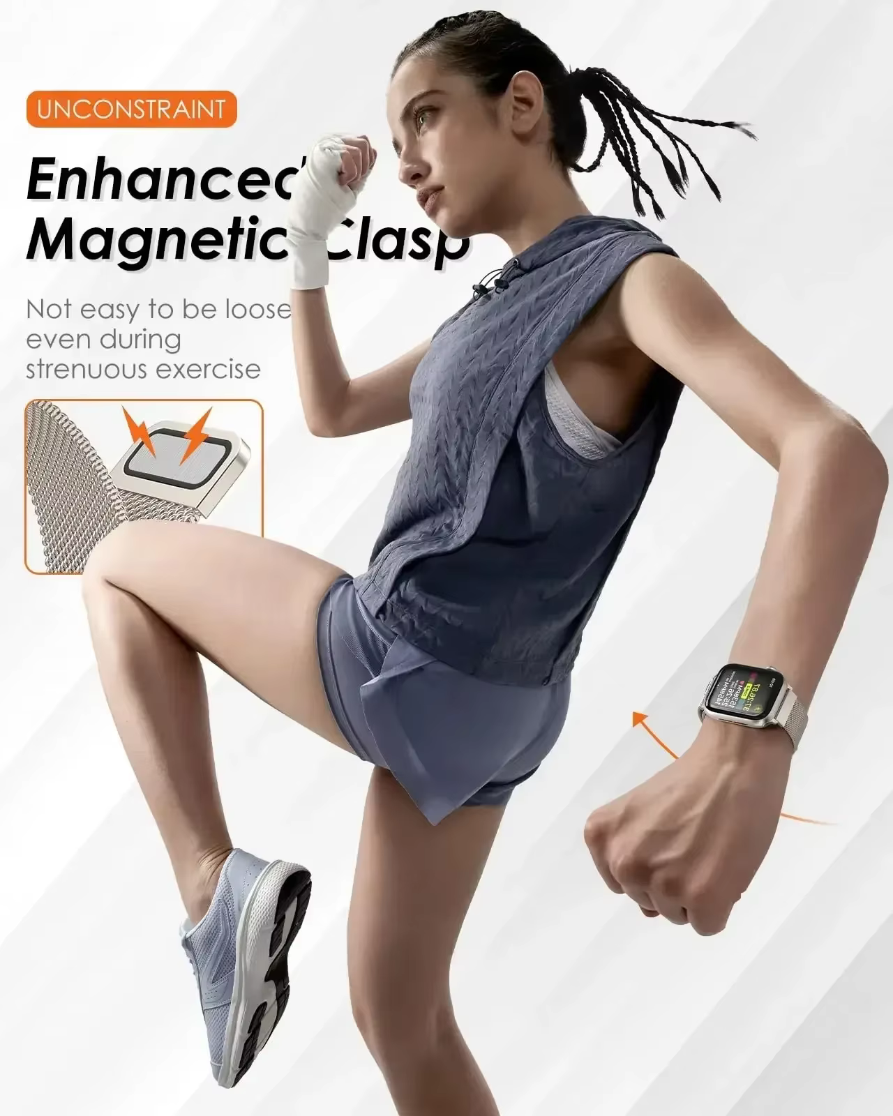 Bracelet milanais pour Bracelet de montre Apple Ultra 2