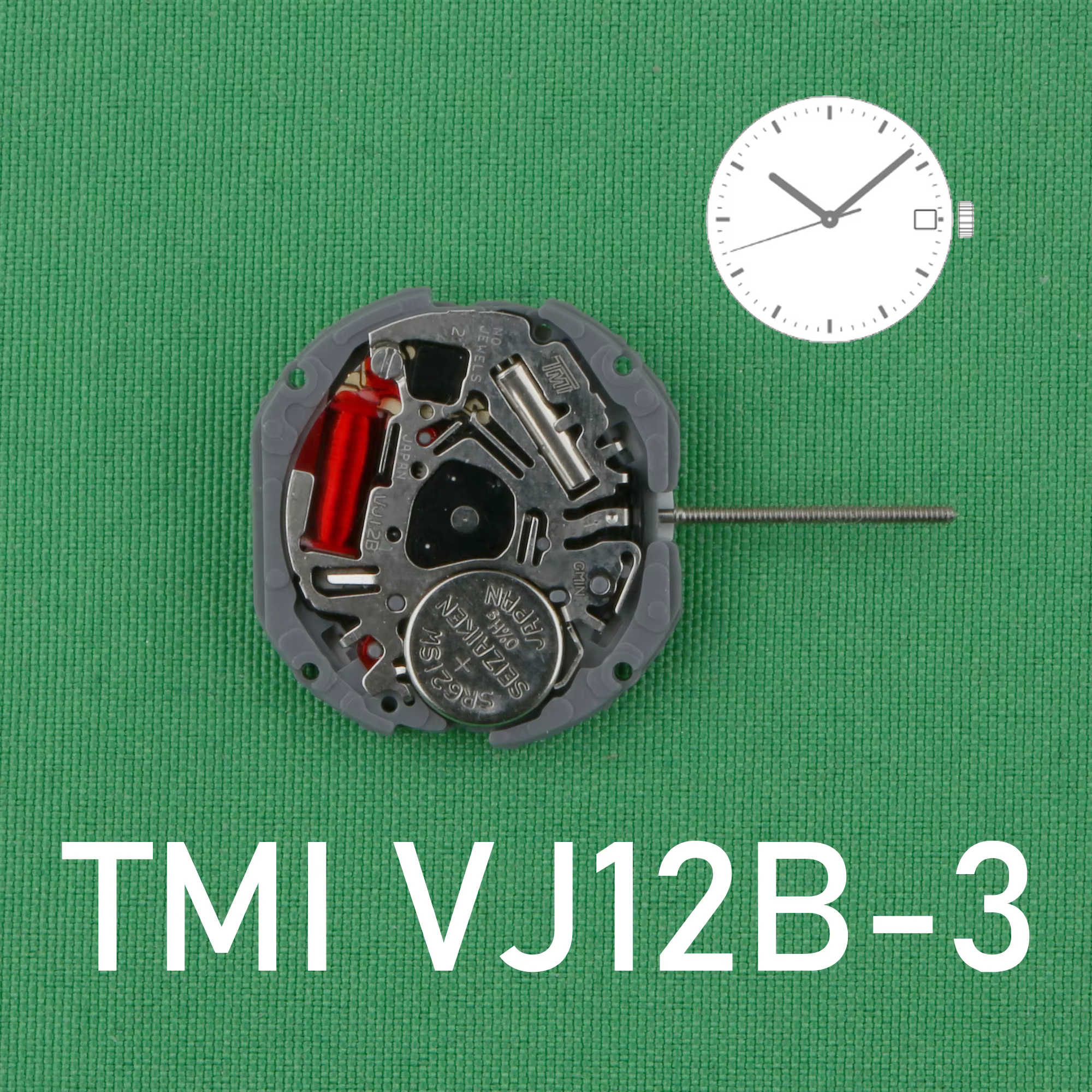 TMI VJ12B mouvement Nouveau Japon SeATM VJ12b-3 Quartz