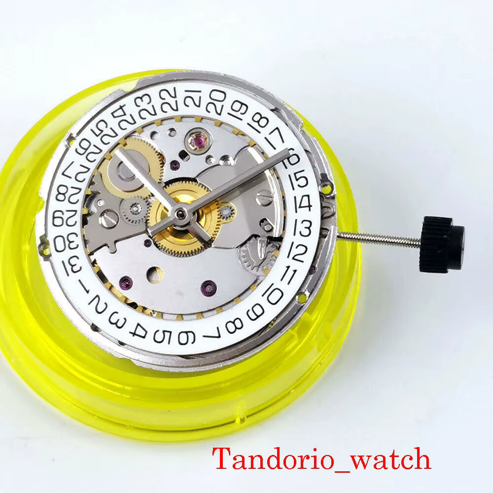 Mécanique 25 bijoux mouvement de montre automatique 28800 VPH mouette mécanisme de haute précision pièces de rechange