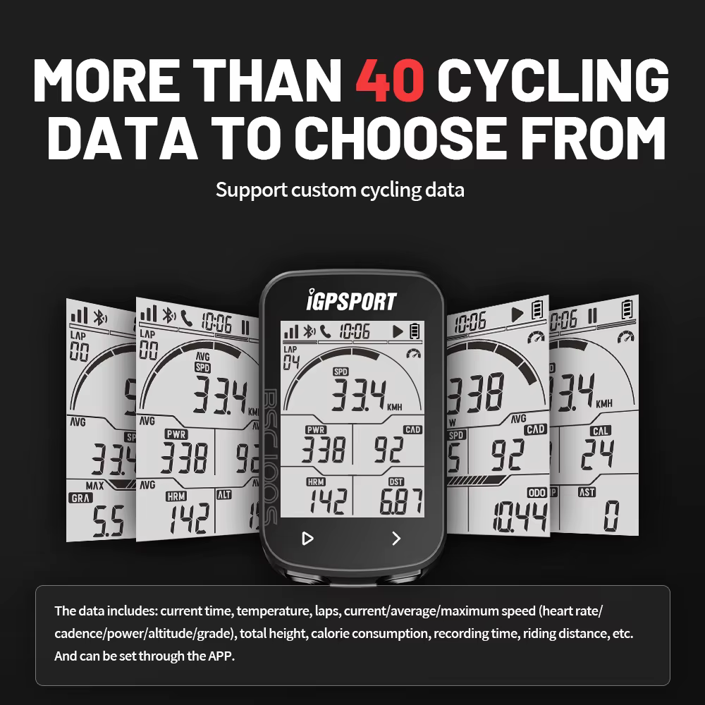 IGPSPORT – compteur de vélo GPS sans fil IGS50E
