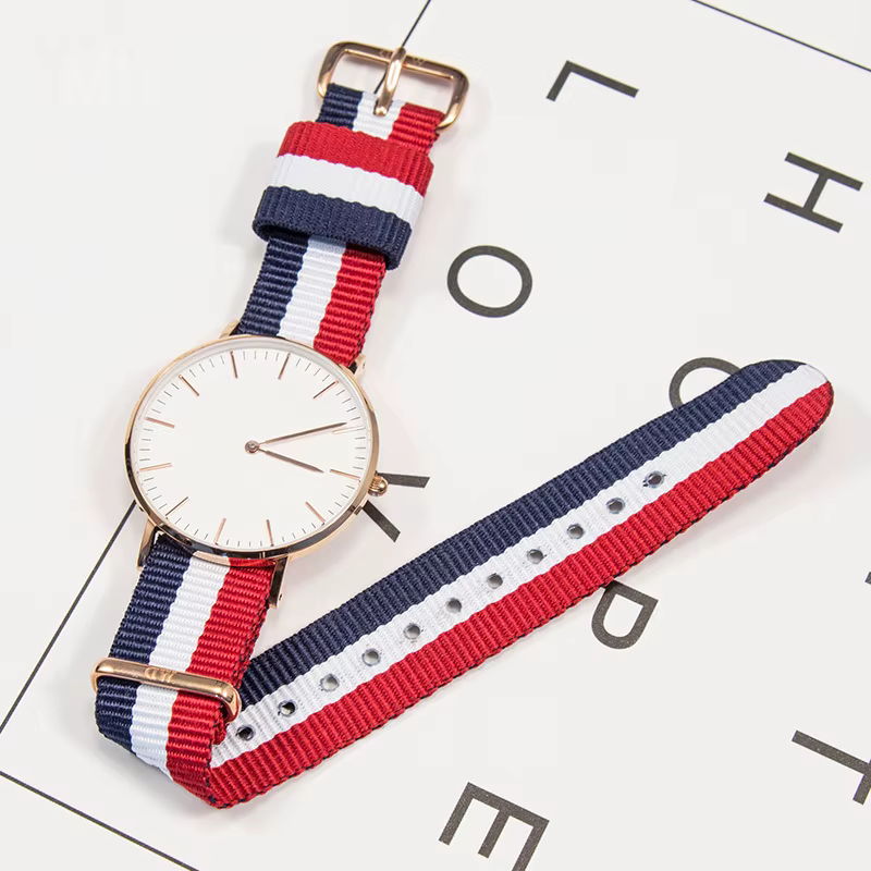 Bracelets de montre en nylon respirant respectueux de la peau