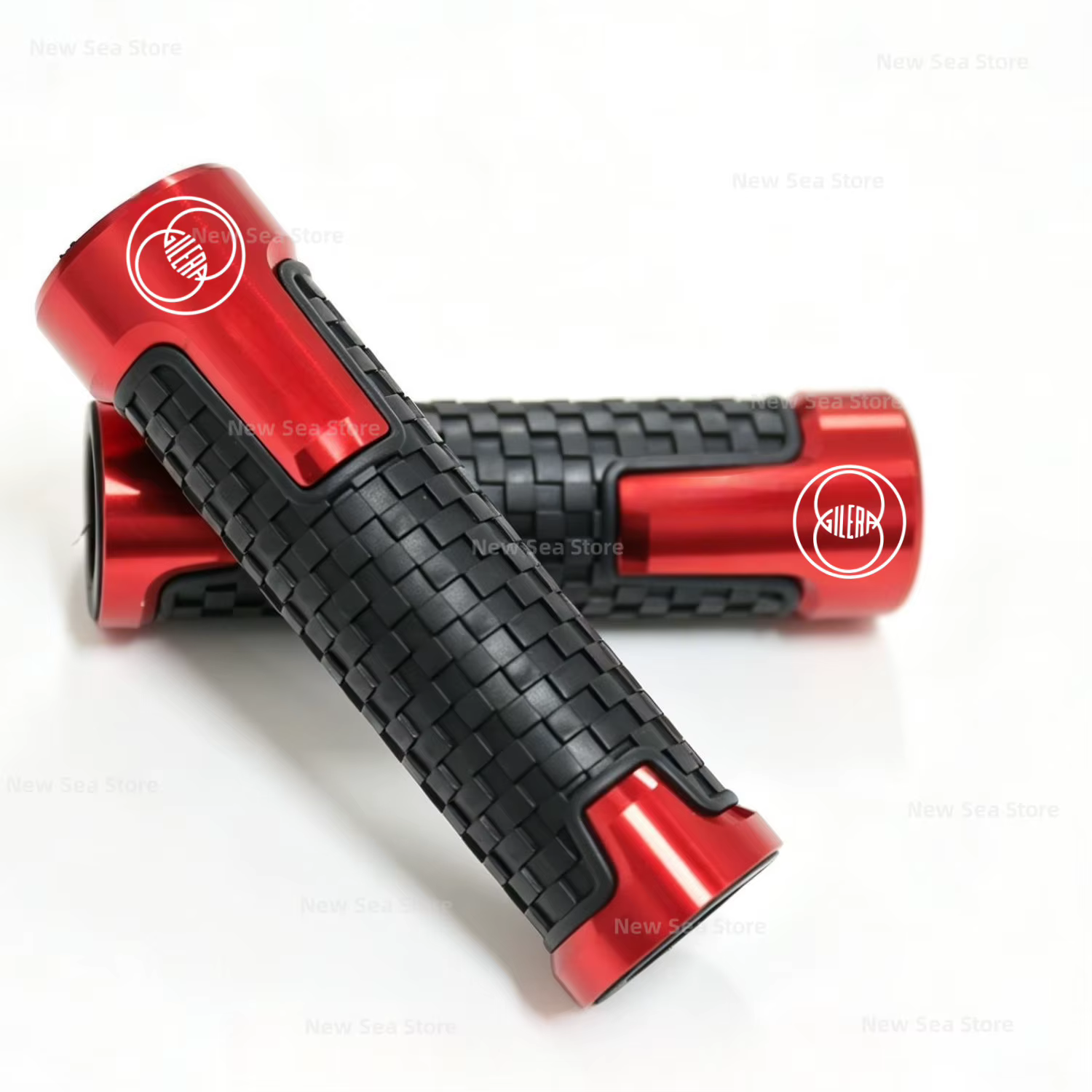 Accessoires de moto CNC, poignées de guidon 7/8"22mm pour Gilera GP800 Fuoco Nexus 500 Runner 50 125 200