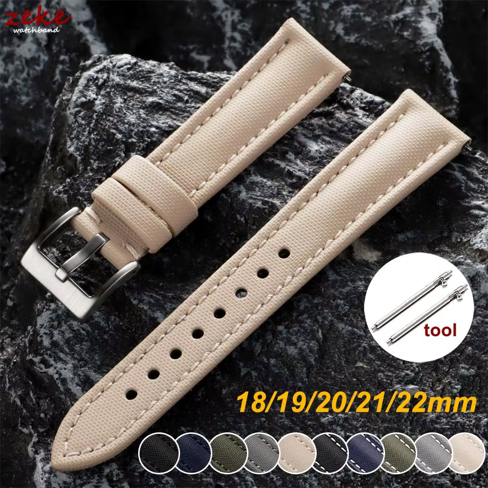 Bracelet de montre en tissu voile pour toile de Nylon Blancpain 18mm 19mm 20mm 21mm 22mm