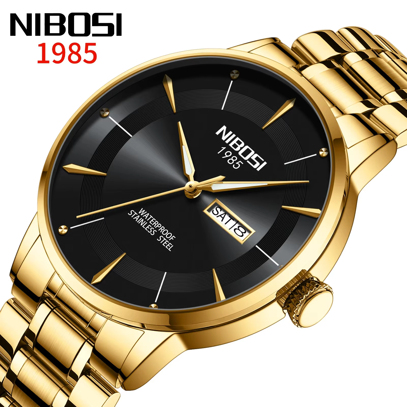 Montre de luxe NIBOSI 2607 pour homme