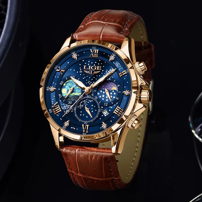 Montres créatives pour hommes LIGE