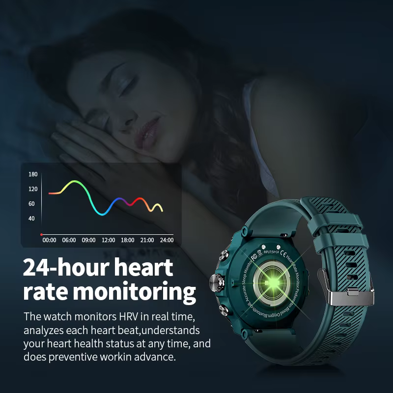 Montre intelligente HD étanche pour homme