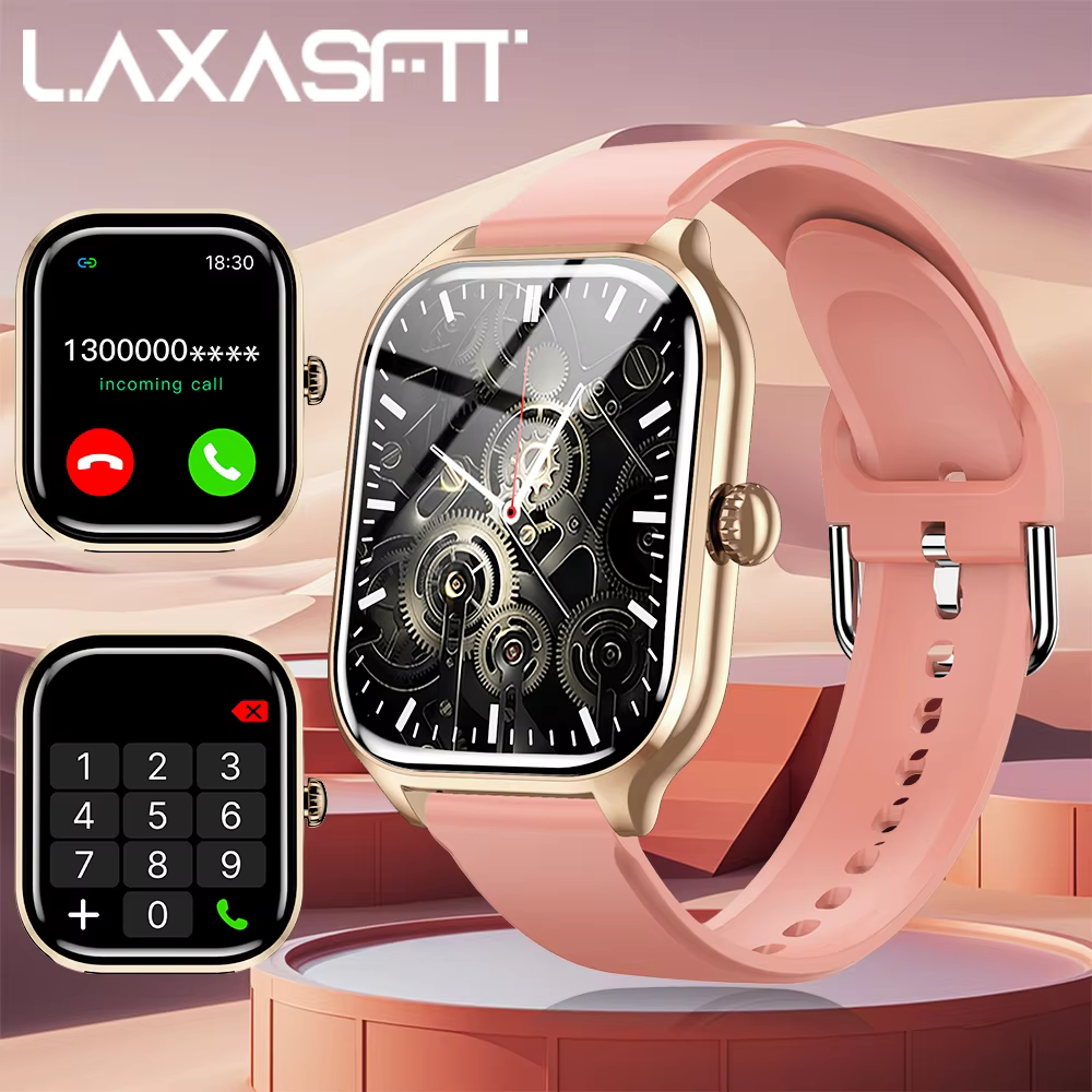LAXASFIT 2025 nouvelle montre intelligente Bluetooth appel Message rappel 24 heures surveillance de la santé