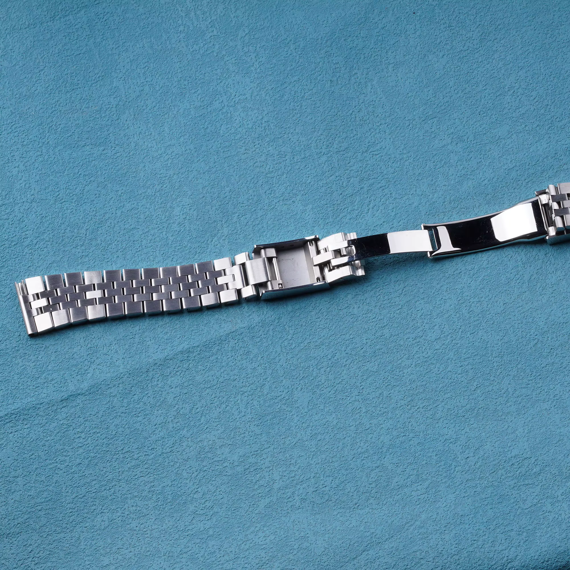 Bracelet de montre de remplacement en acier inoxydable argenté 20 mm 22 mm