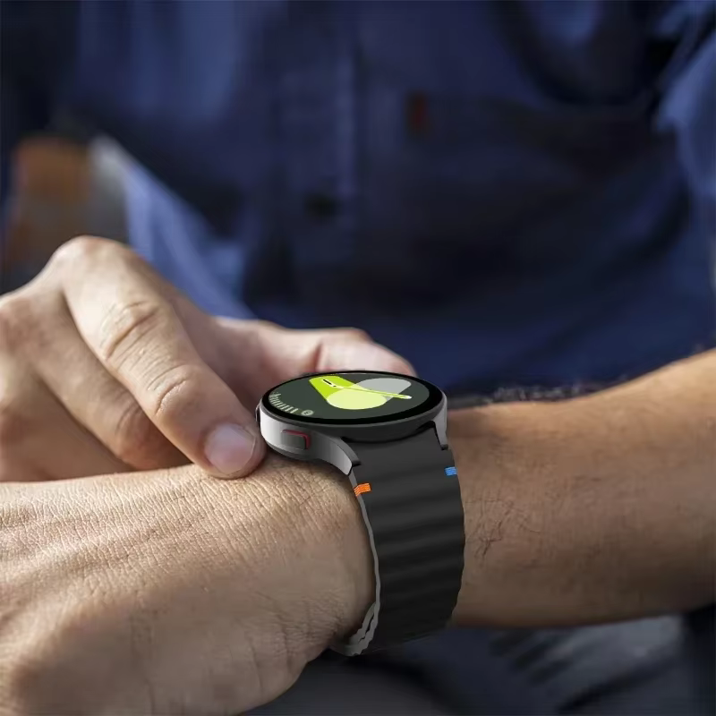 Bracelets officiels pour Samsung Galaxy Watch 7/FE/6/5/4 44mm 40mm 5 Pro 45mm 46mm