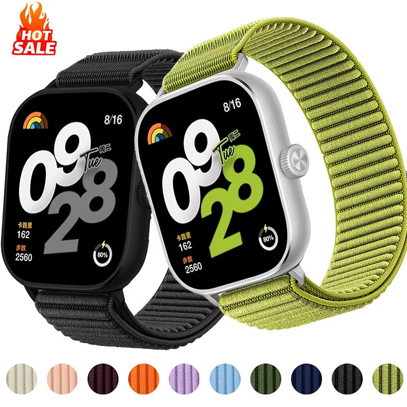 Pour montre Redmi 5 4 Bracelet à boucle en Nylon