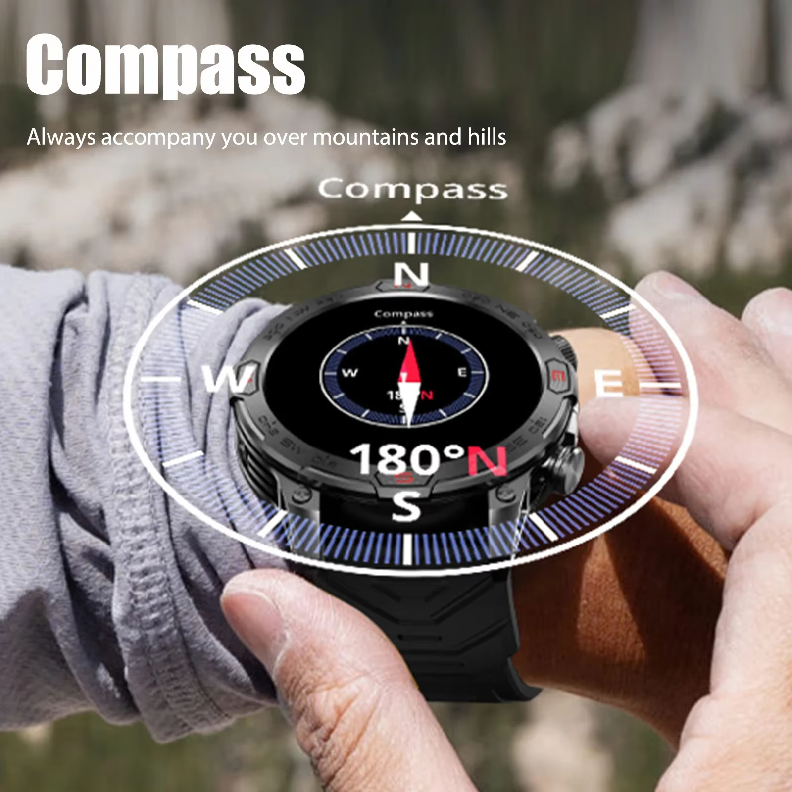 EIGIIS nouvelle montre intelligente 1.43 "écran AMOLED 1ATM