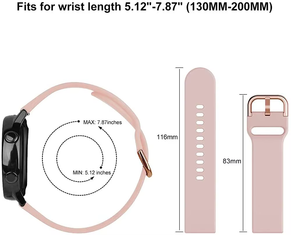 Bracelet pour Amazfit GTS 2/4/3/GTS 2/4 Mini/GTR 4/2/2e 20mm/22mm montre