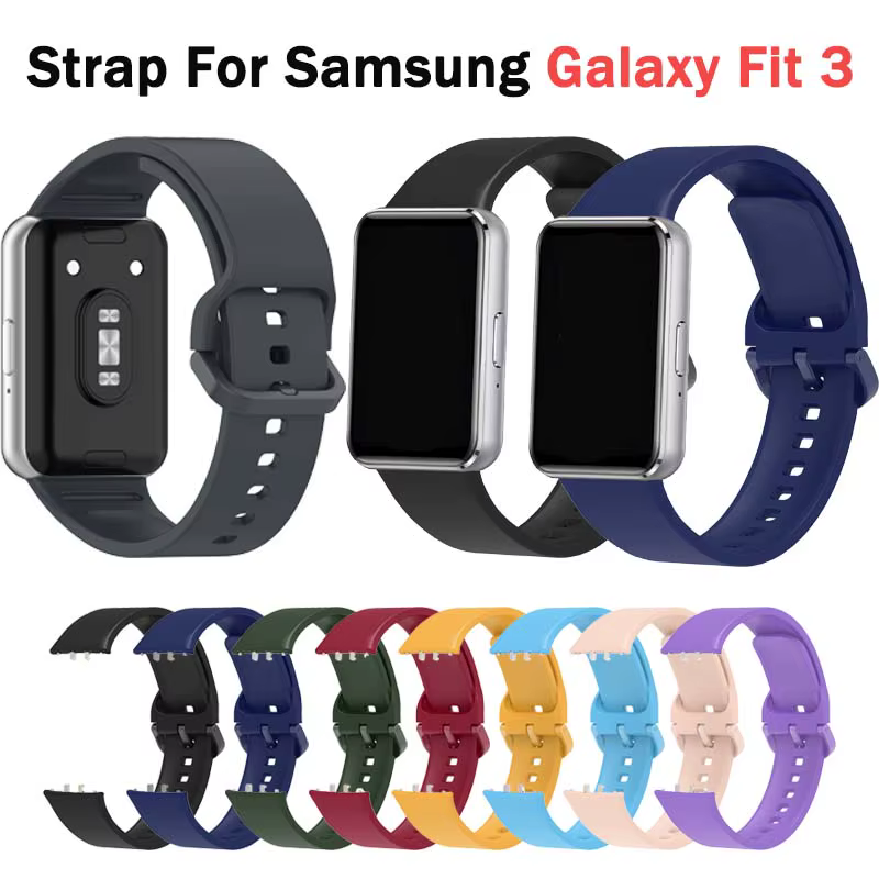 Bracelet en silicone pour montre Galaxy Fit 3 - Ajustement confortable