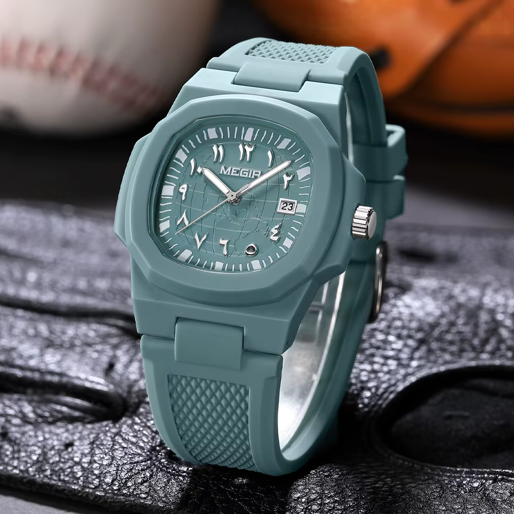MEGIR montre pour hommes étanche marque de luxe calendrier homme montre-bracelet Quartz mode Simple