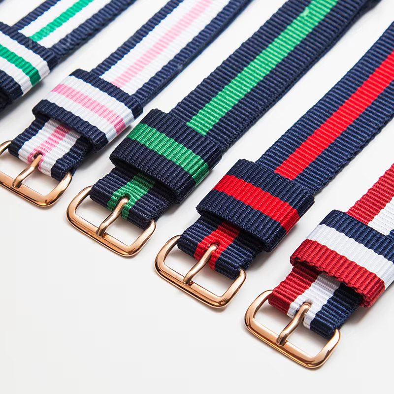 Bracelets de montre en nylon respirant respectueux de la peau