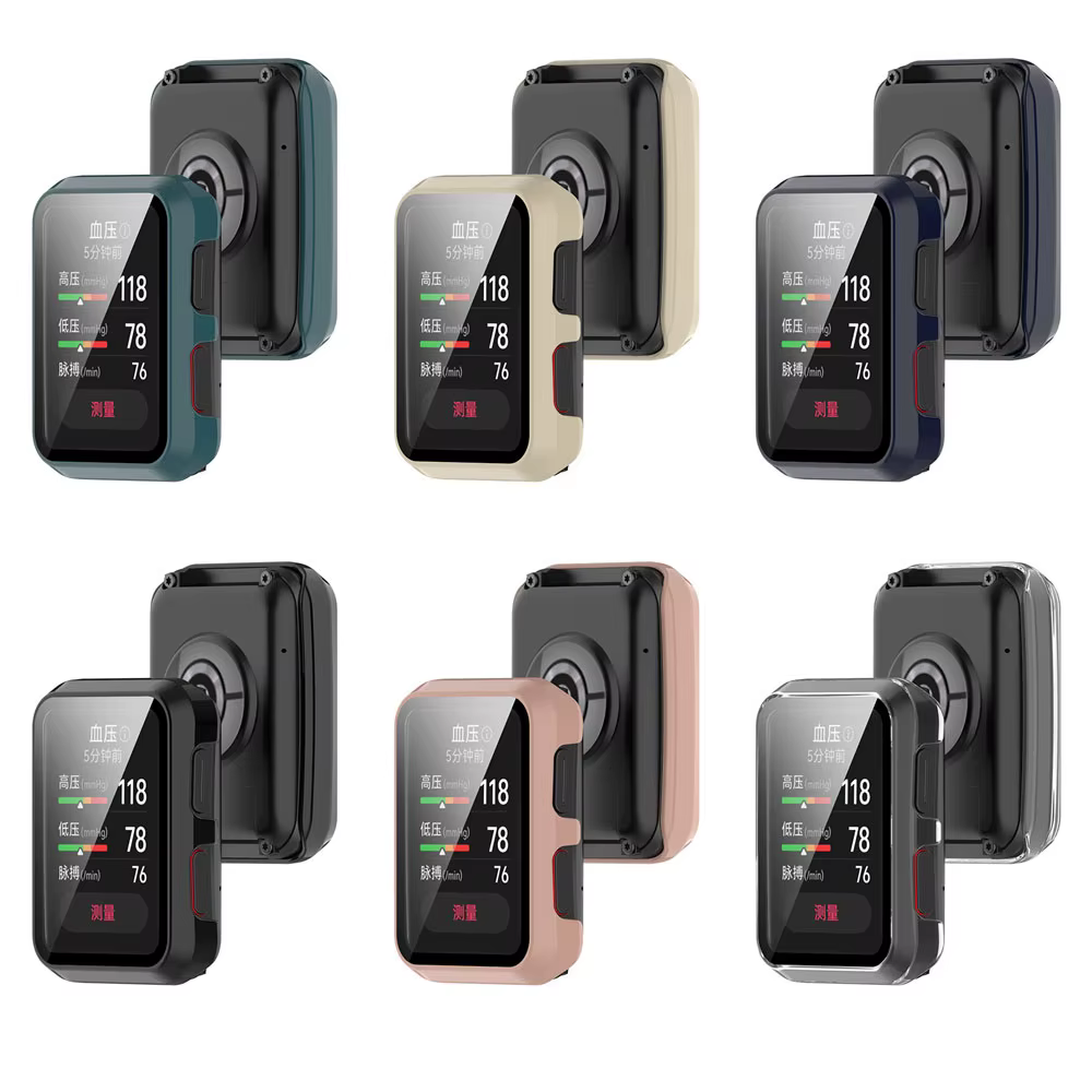Boîtier de montre housse de protection pour Huawei Watch D2/D étuis à cadre PC dur avec Film de couverture en verre accessoires de coque