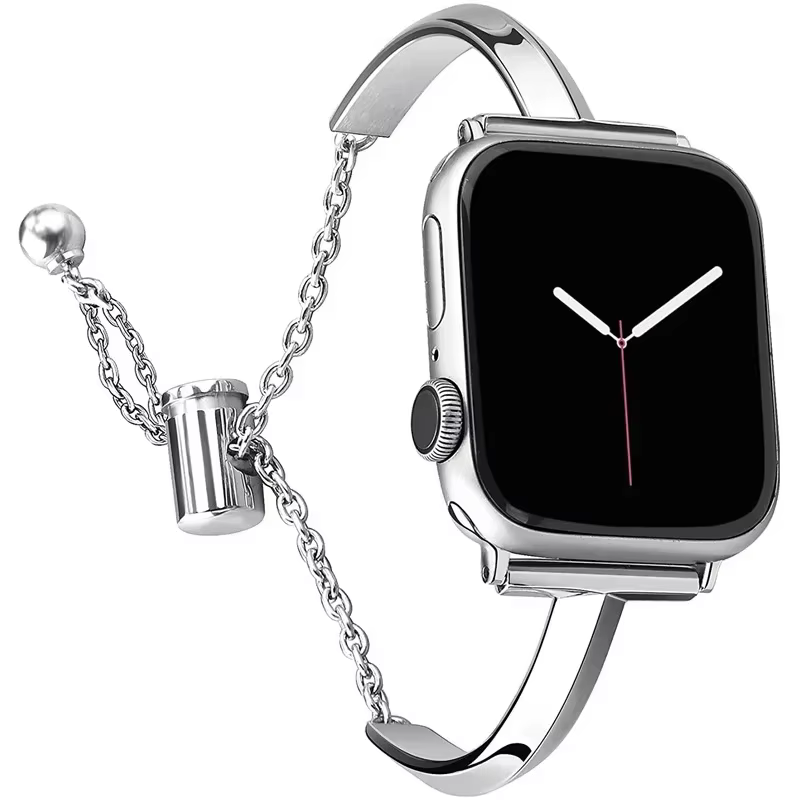 Bracelet de montre de luxe pour Apple Watch série 8 7 41 45mm 6 Se 5 4 femmes